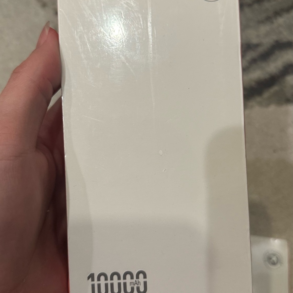 White Power Bank 10000mAh